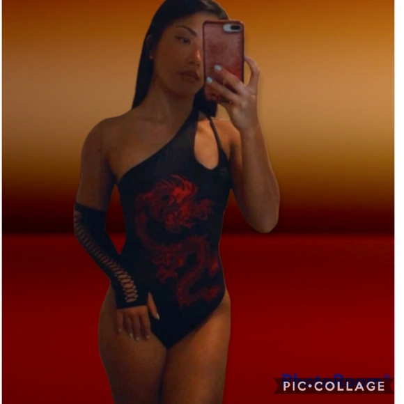 One size fingerless lace up style gloves goth, cosplay - Picture 10 of 15